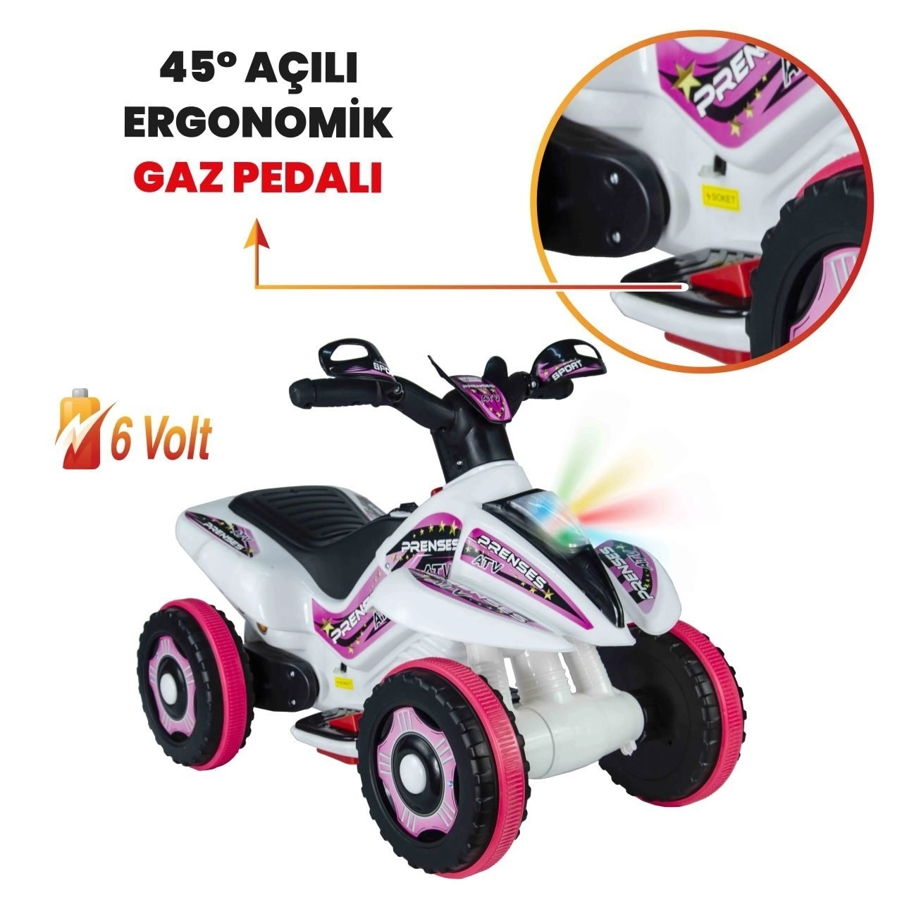 VaVbaby%20Crazy%20Cross%20Akülü%20Motor%20ATV%206v%20Beyaz-Pembe